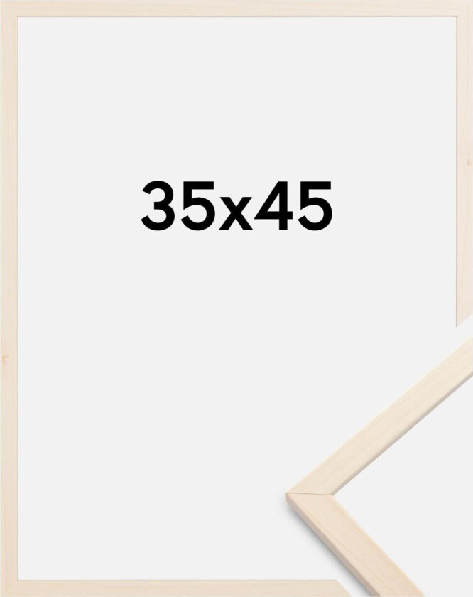 Ramme Edsbyn Akrylglass Lønn 35x45 Cm