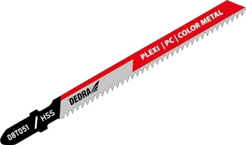 stikksagblad 100/75mm, plexiglass, HSS, T, 2 stk.