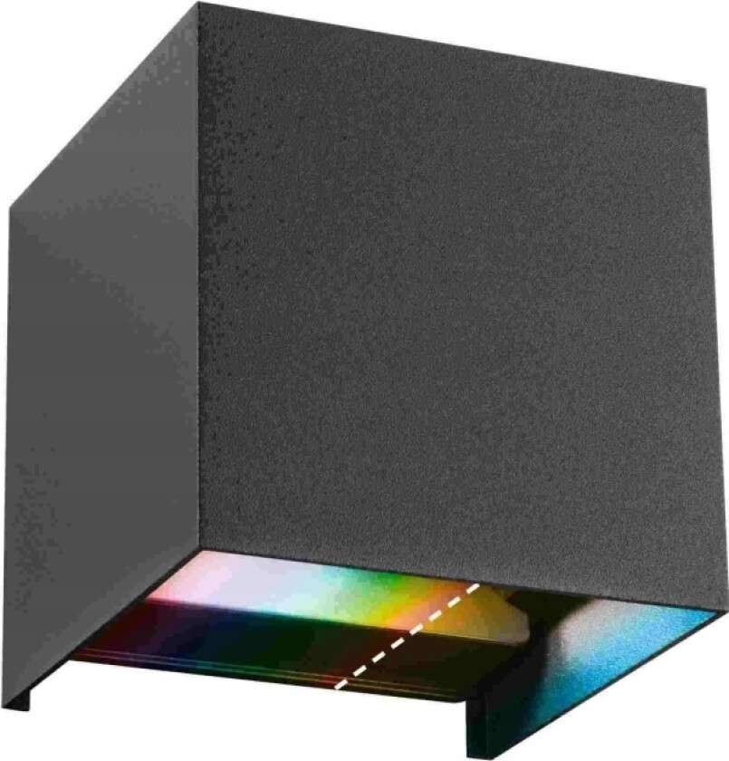 Cybo, Terning, 1 pære(r ), 6500 K, IP44, antrasitt