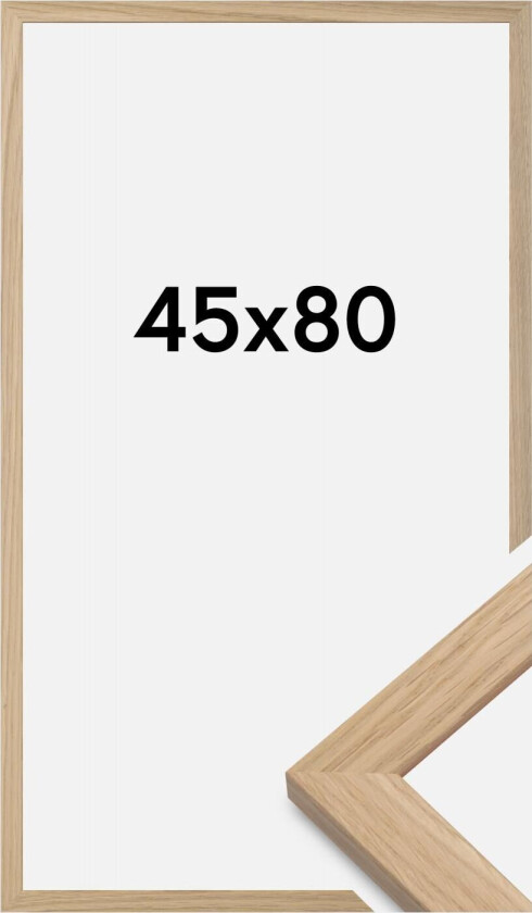 Ramme Oak Wood Akrylglass 45x80 Cm