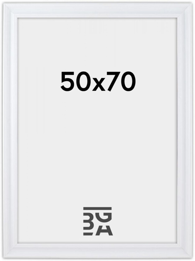 Focus Ramme Charleston Hvit 50x70 Cm