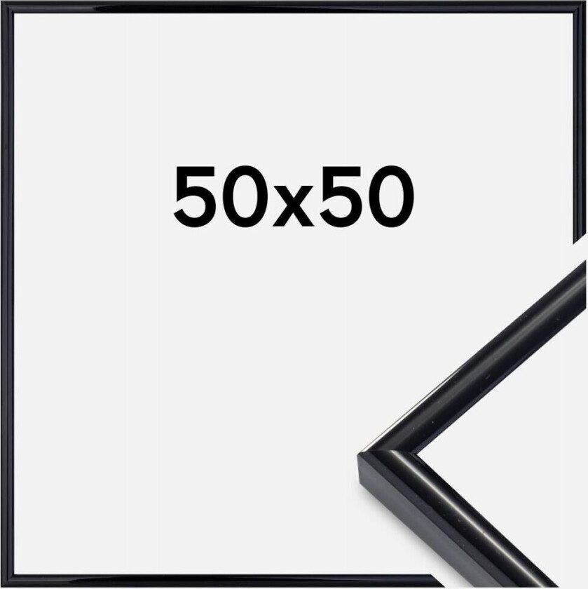 Ramme Victoria Akrylglass Svart 50x50 Cm