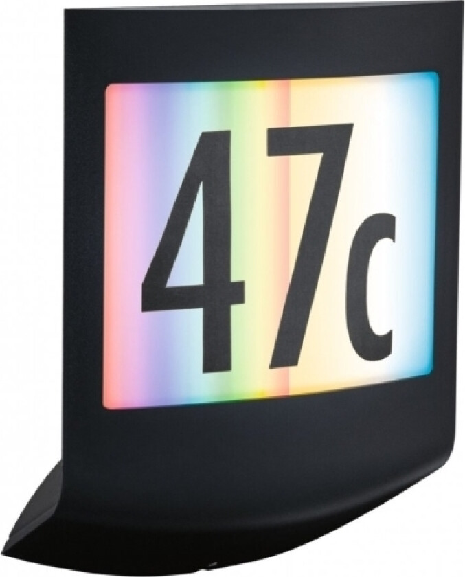 Padea, Overflatebehandlet, 1 ampuller, IP44, Antrasitt