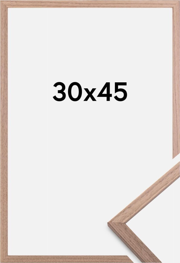 Ramme Edsbyn Lys Valnøtt 30x45 Cm