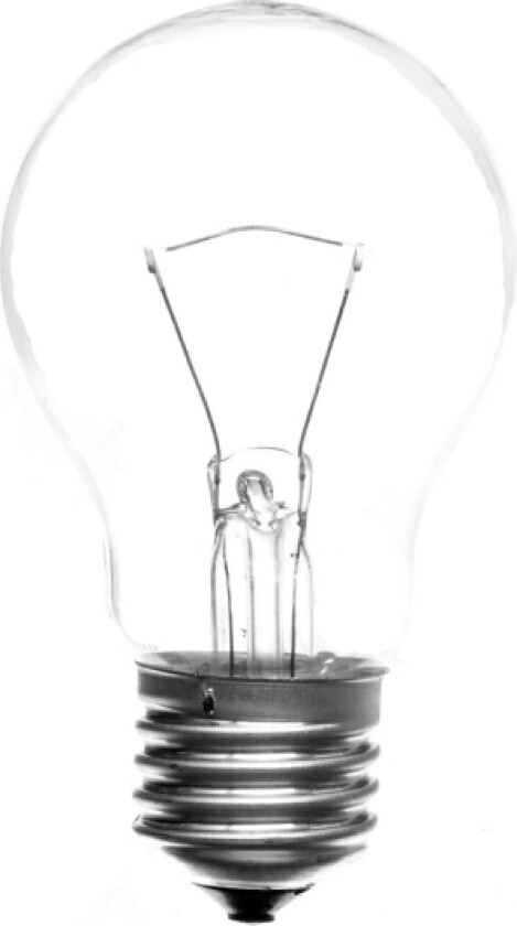 lavspentpære 60W E27/27Al A55CL 1CT/100 1000h (NIS-0026)