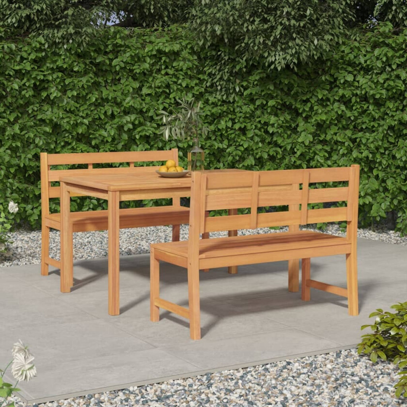 Hagespisegruppe 3 deler heltre teak