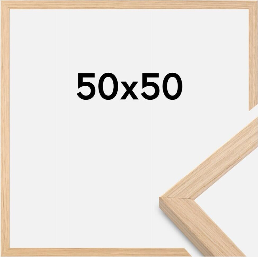 Ramme Grimsåker Akrylglass Eik 50x50 Cm