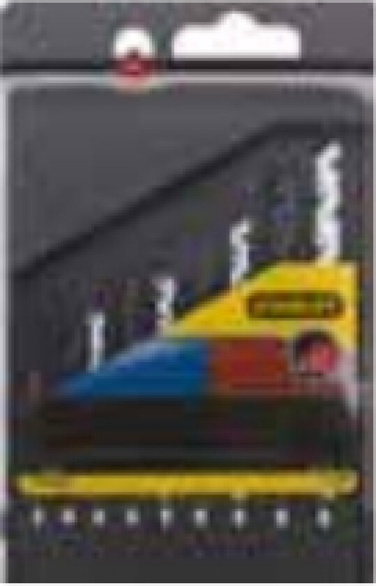 Stanley STA56000-QZ, Drill, Murverk, Metall, 3/4/5/6/8 mm, 4/5/6/8 mm, 9 stykker