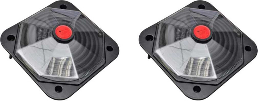 Soldreven bassengvarmer 735 W sett med 2 stk