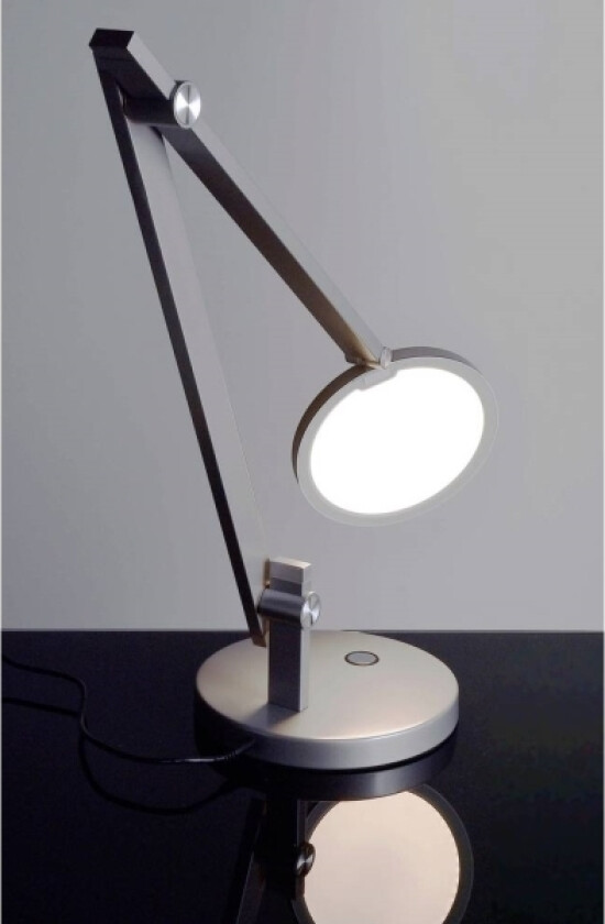 Adhara 346028 Bordlampe LED (RGB) LED indbygget 12 W EEK: G (A - G) Sølv