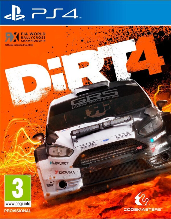Dirt 4 - Playstation 4 (brukt)