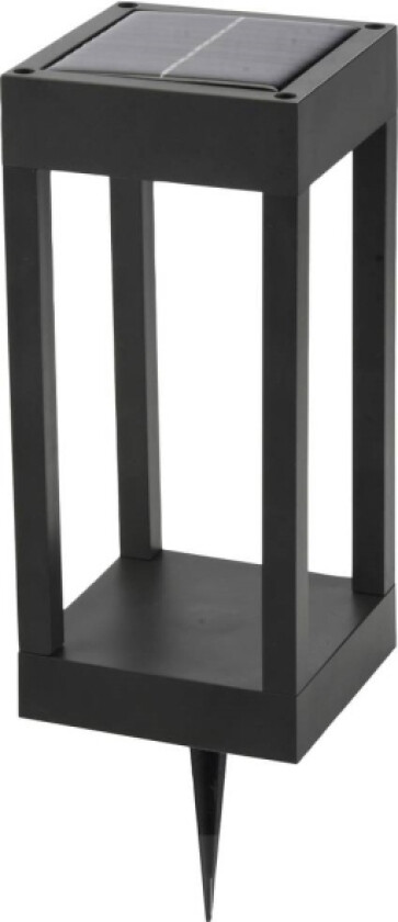 Megatron MT70010 Solcelle-udendørsstanderlampe med bevægelsessensor 0.6 W Varmhvid, RGB Sort