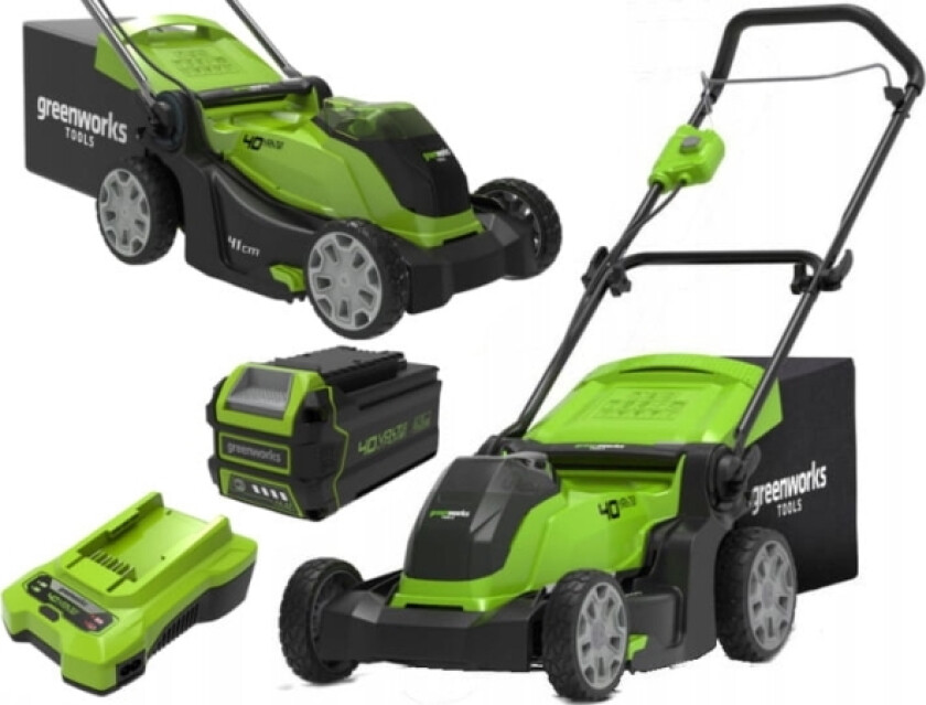 2504707UB, Manuell gressklipper, 41 cm, 2,5 cm, 8 cm, 50 l, 90,3 dB