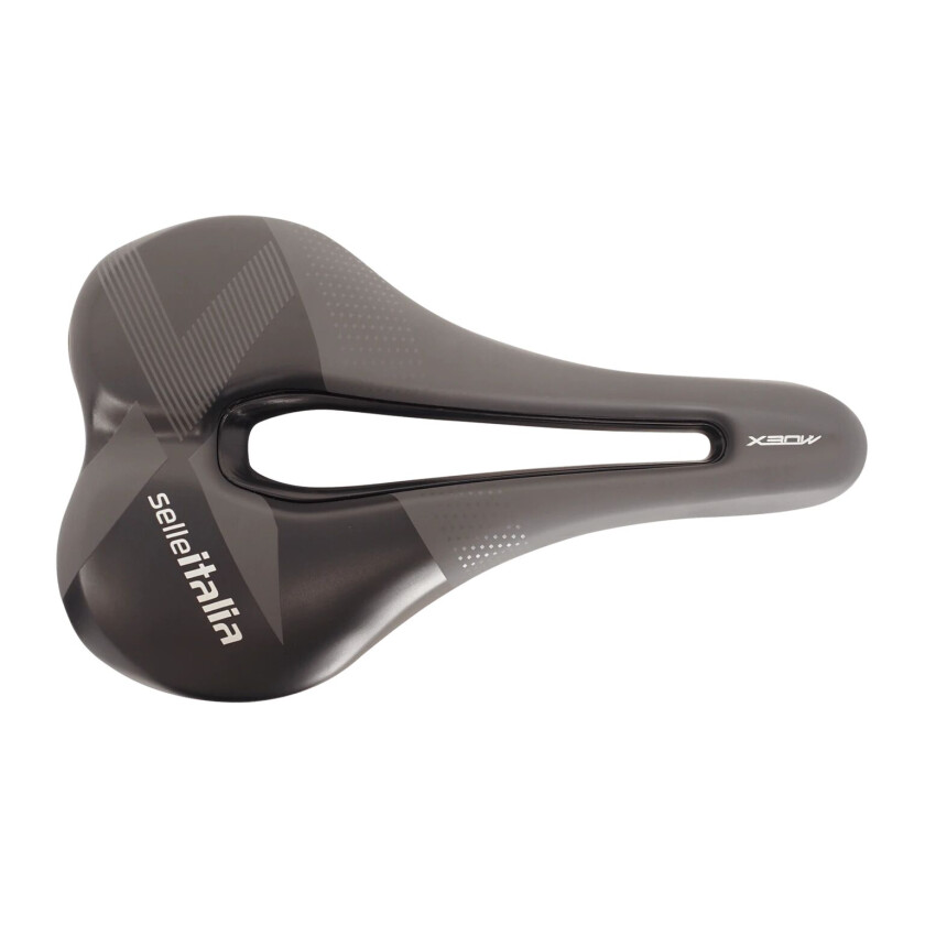 Saddle X-Bow Superflow TI 316 L, MTB-sadel, sykkelsete, unisex BLACK