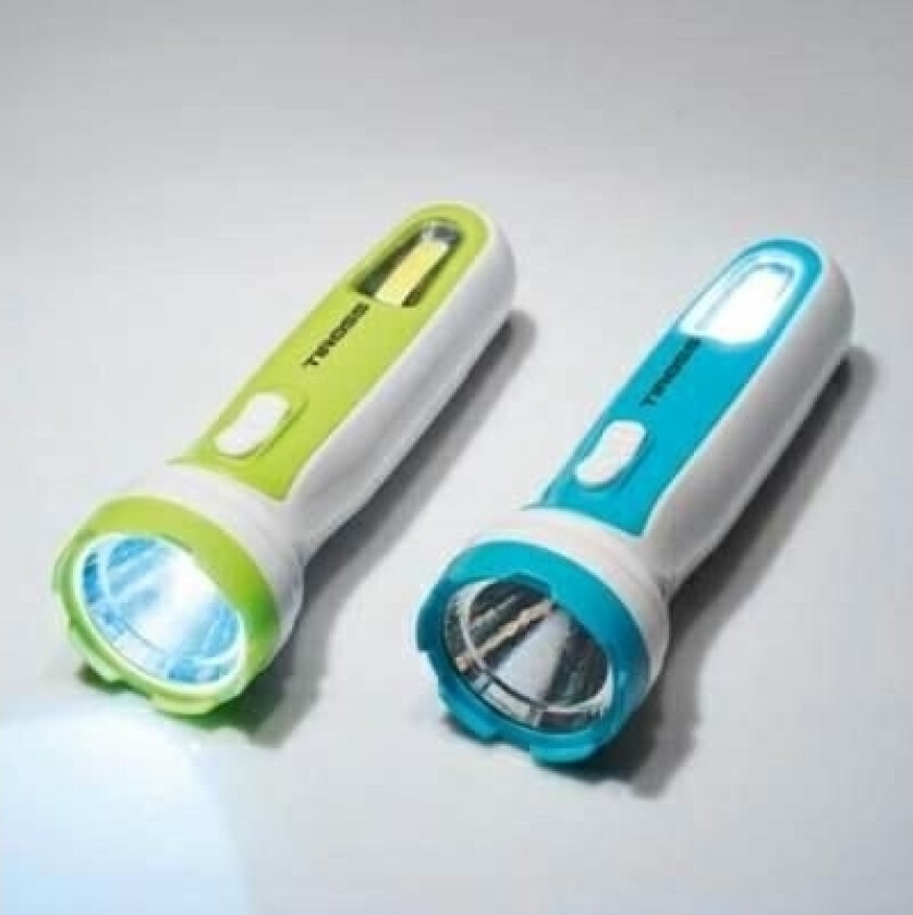 Latarka Tiross TIROSS LATARKA PROSTA 1WLED 2W COB 3xAA / UTEN BATTERIER TS-1911