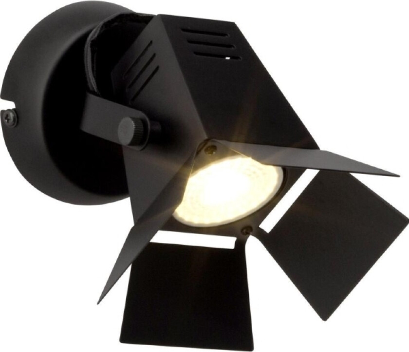 Movie G08910/76 Vægprojektør GU10 5 W Halogen Sort (mat)