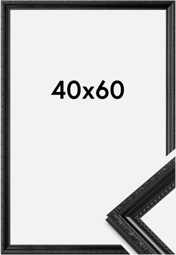 Ramme Abisko Akrylglass Svart 40x60 Cm