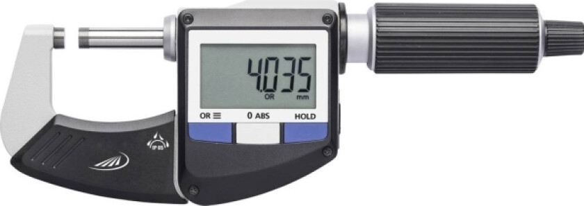 HELIOS PREISSER IP65 1866410 Micrometer Med digitalt display 0 - 25 mm Aflæsning: 0.001 mm