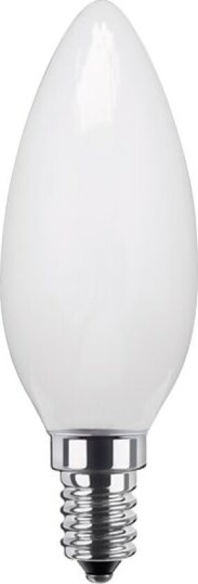 - LED-lyspære - form: stearinlys - mattslipt finish - E14 - 2.7 W (ekvivalent 15 W) - klasse A+ - 2600 K