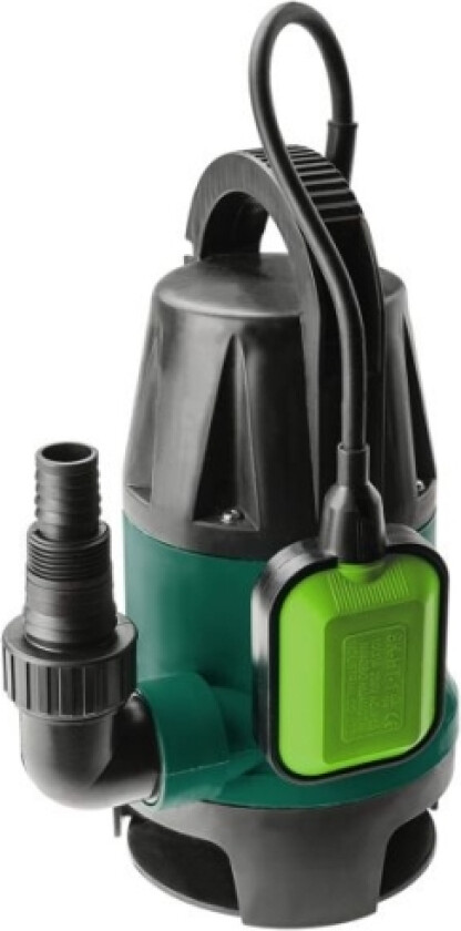 Verto 52G441, Sort, Grønn, 7500 l/t, 5 m, 5 m, 10 m, 400 W