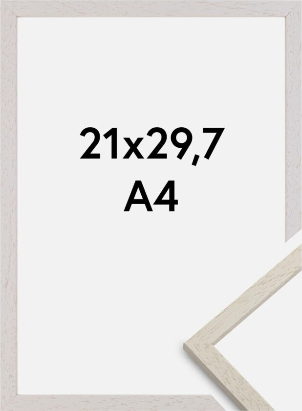 Ramme Edsbyn Akrylglass Sand 21x29,7 Cm (A4)