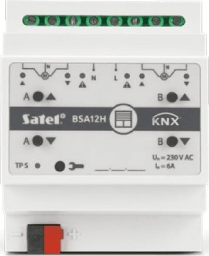 Satel SATEL KNX 2-kanals persienneaktuator 230V AC KNX-BSA12H