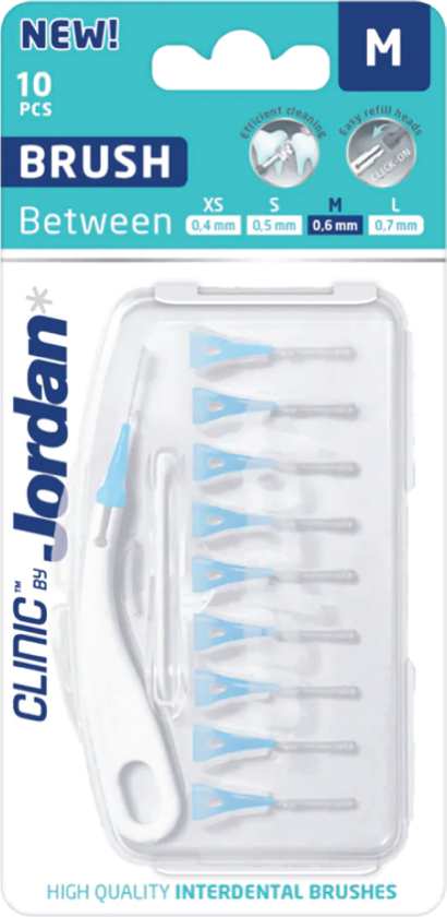 Clinic Brush Between M - 0,6 mm, 10 stk