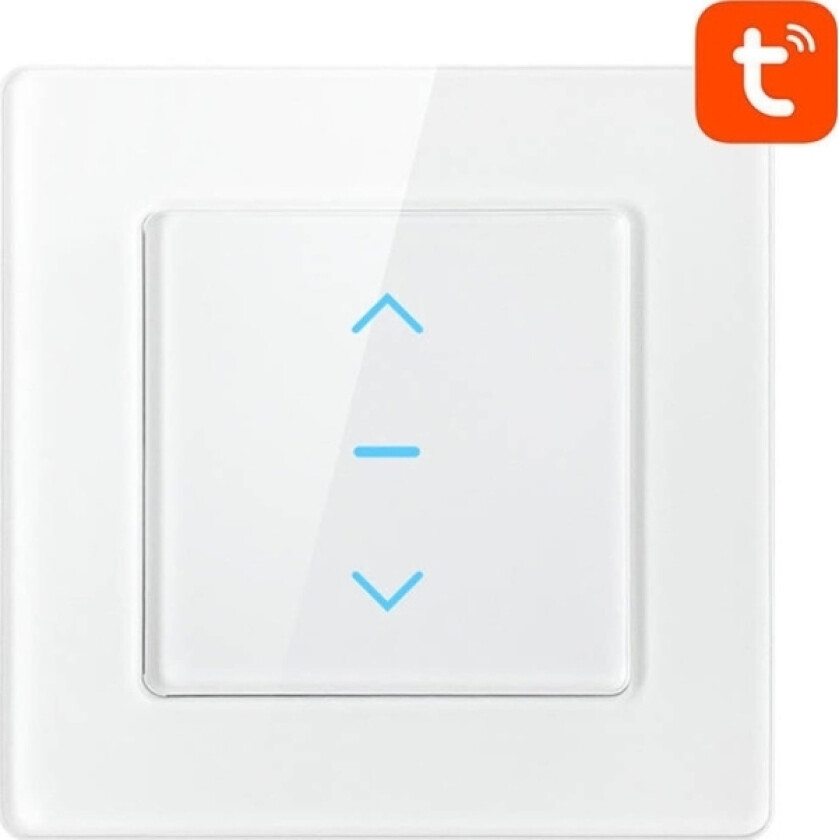 N-CS10-W TUYA Wi-Fi Smart Touch Roller Shutter Switch (hvit)