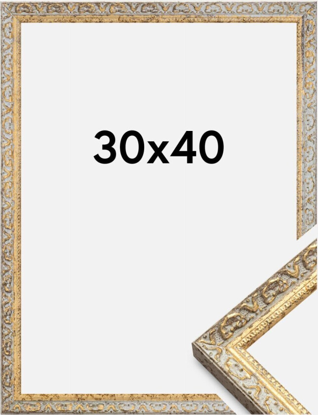 Ramme Smith Gull-Sølv 30x40 Cm