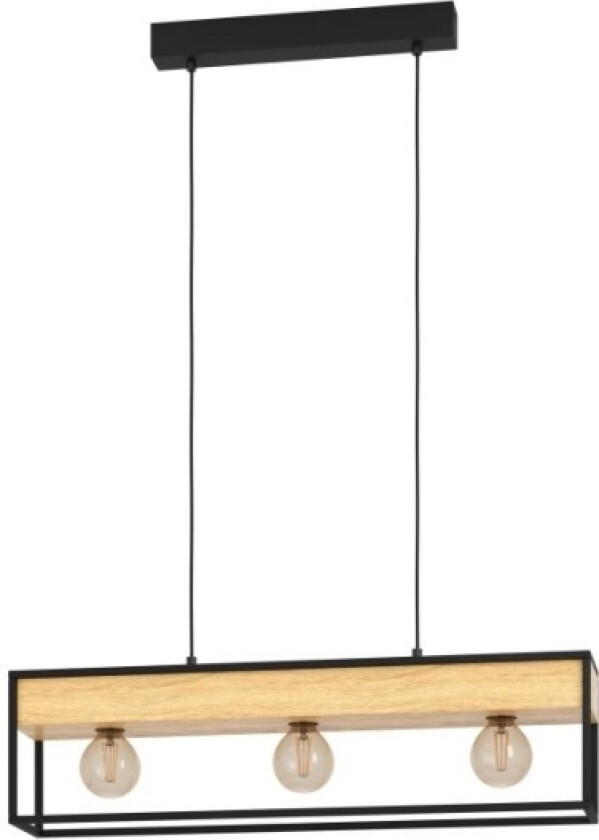 Libertad 1, Fleksibel montering, Sort, Brun, Tre, Sort, Brun, Stål, Tre, Rektangulær, Sort