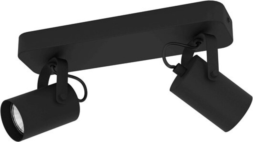 Sorego, 2 ampuller, GU10, IP20, Sort