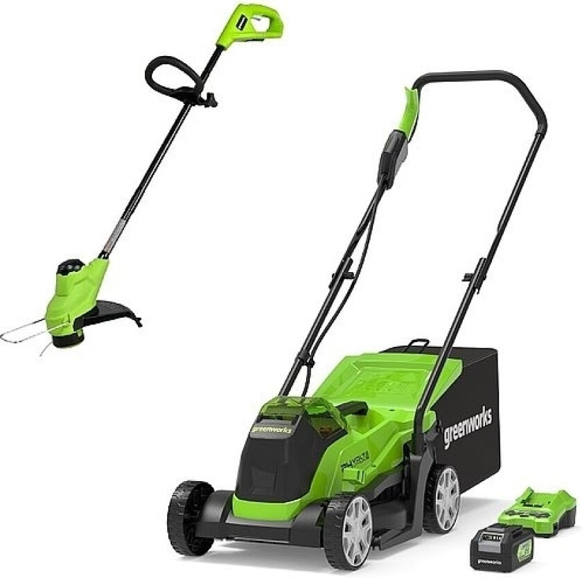 GD24LM33LT25K4, Manuell gressklipper, 280 m², 33 cm, 2,5 cm, 7,5 cm, 30 l