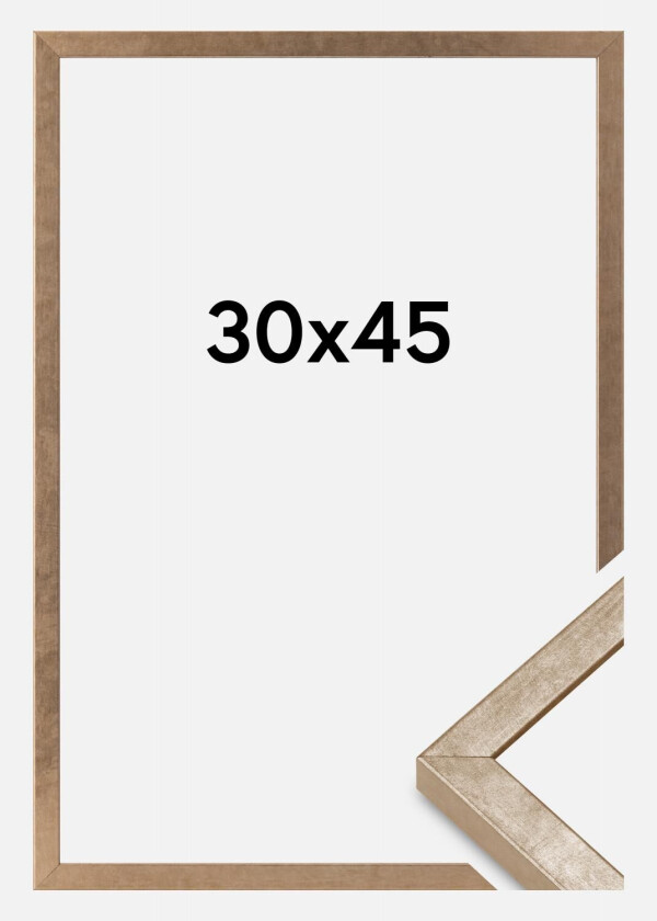 Ramme Ares Akrylglass Messing 30x45 Cm