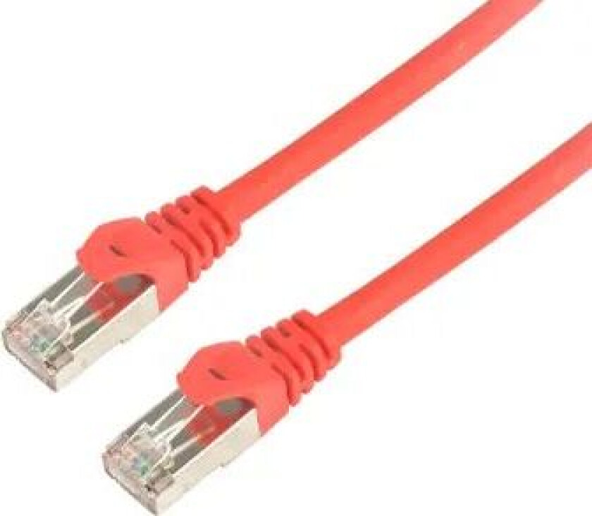 Nettverkskabel Lszh Rj-45 Rj-45 Cat 6a 7m Rød