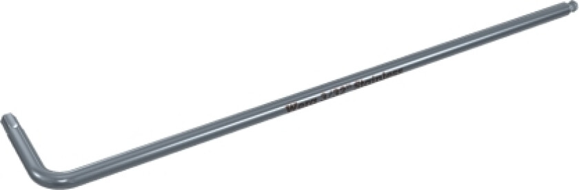 3950 PKL, L-formet hex-nøkkelsett, Imperisk, 1 stykker, Rustfritt stål, 1/16", 19,5 cm
