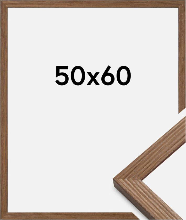 Ramme Fiorito Akrylglass Mørk Eik 50x60 Cm