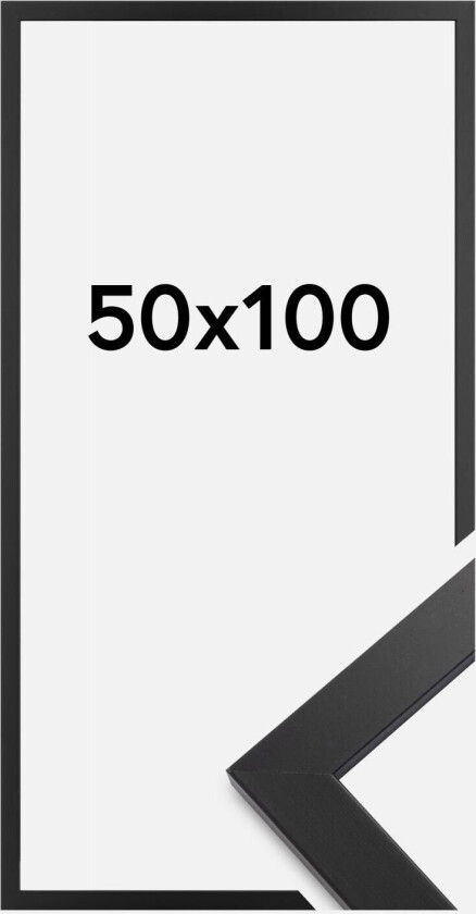 Ramme Black Wood 50x100 Cm
