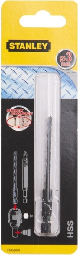 2,5 mm Stanley HSS metallbor (STA50013)