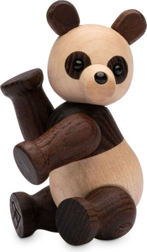 Pixi Panda dekorasjon Lønn 9 cm Brun
