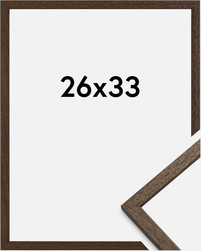 Ramme Edsbyn Akrylglass Valnøtt 26x33 Cm