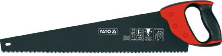 Bilde av Yato YT-3107, Grovt sagblad, Tre, Stål, ABS syntetisk, Sort, Rød, 45 cm
