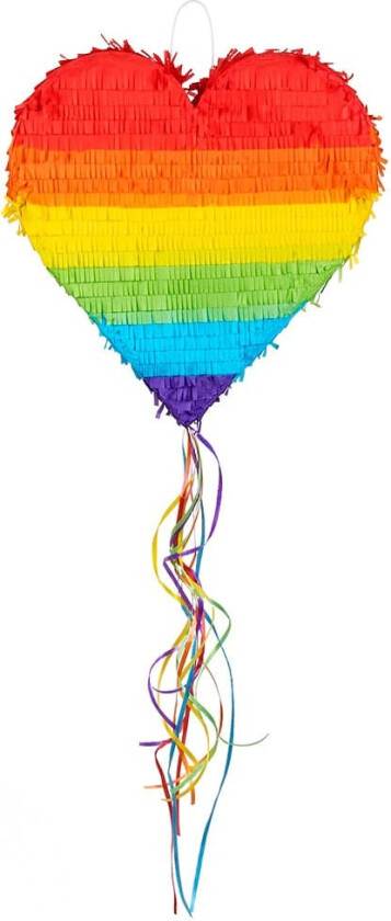 Piñata Pull Regnbue Hjerte