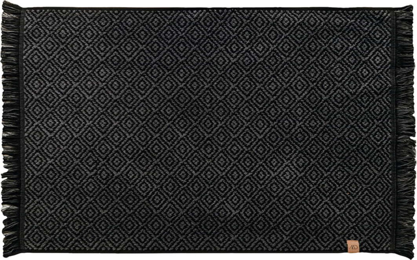 Bilde av Morocco baderomsmatte 50 x 80 cm Black-grey