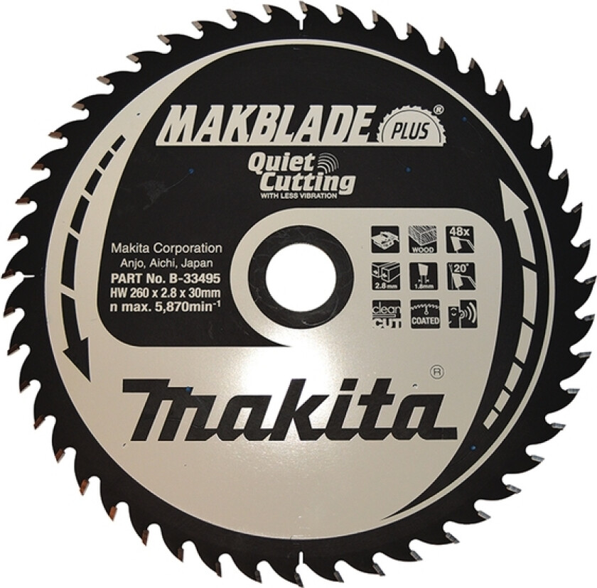 MakBlade Plus, 26 cm, 3 cm, 1,8 mm, 2,8 mm, , 1 stykker