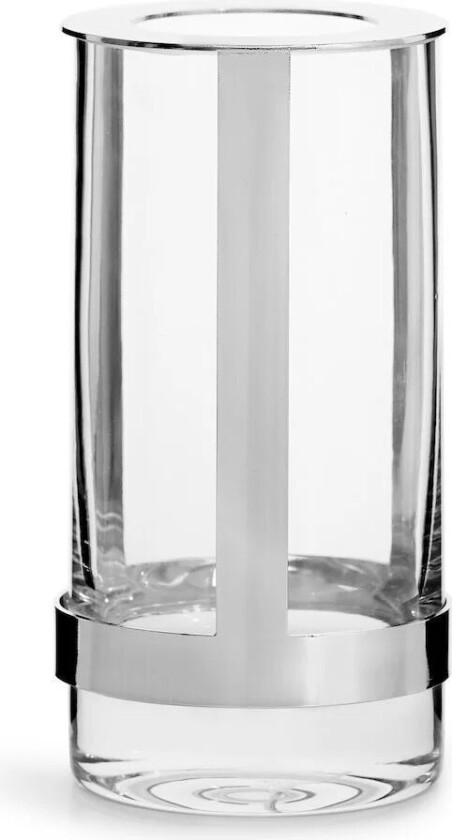 Hold vase liten Sølv