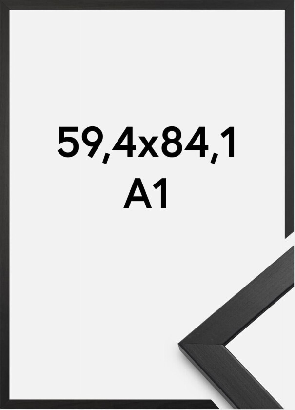 Ramme Stilren Svart 59,4x84 Cm (A1)