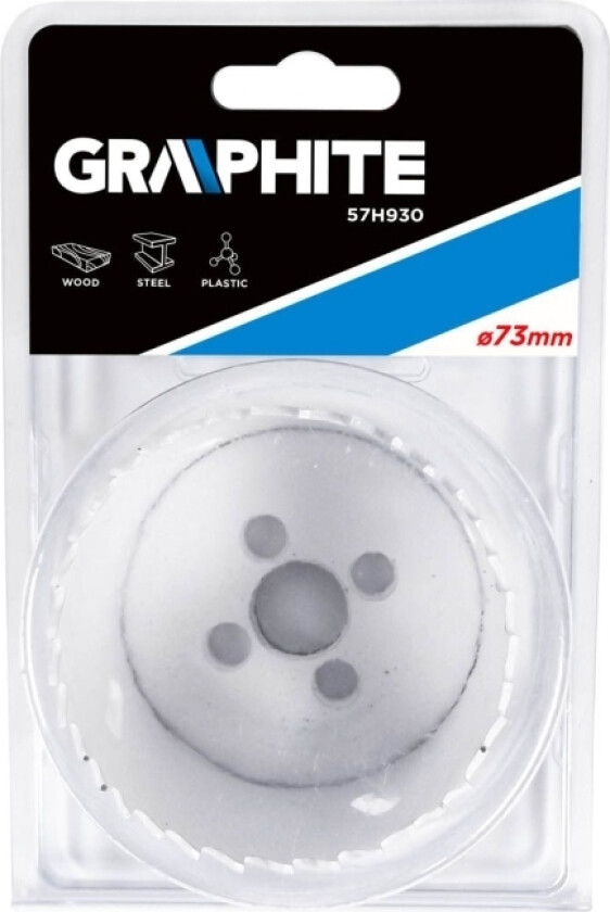 Grafitt Grafitt 73 mm bimetall hullsag - 57H930