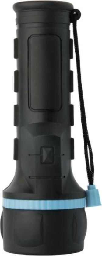 Emos P3862, Lommelykt, Svart, Blå, Plastikk, Gummi, LED, 1 lamper, 3 W