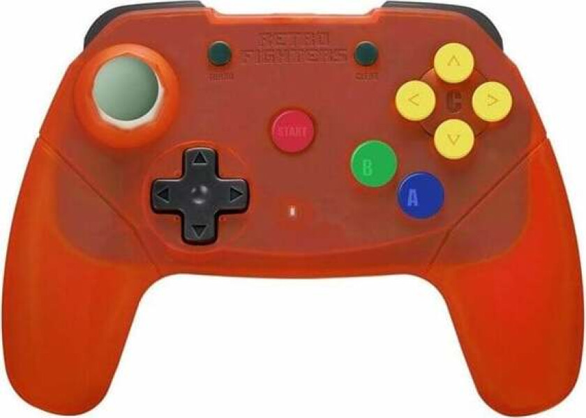 Brawler64 2.4G Orange - Controller - Nintendo 64