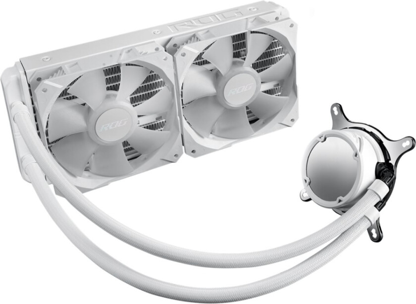 ROG Strix LC II 240 ARGB White Edition all-in-one liquid CPU cooler with Aura - CPU-Kühler (90RC00E2-M0UAY4)